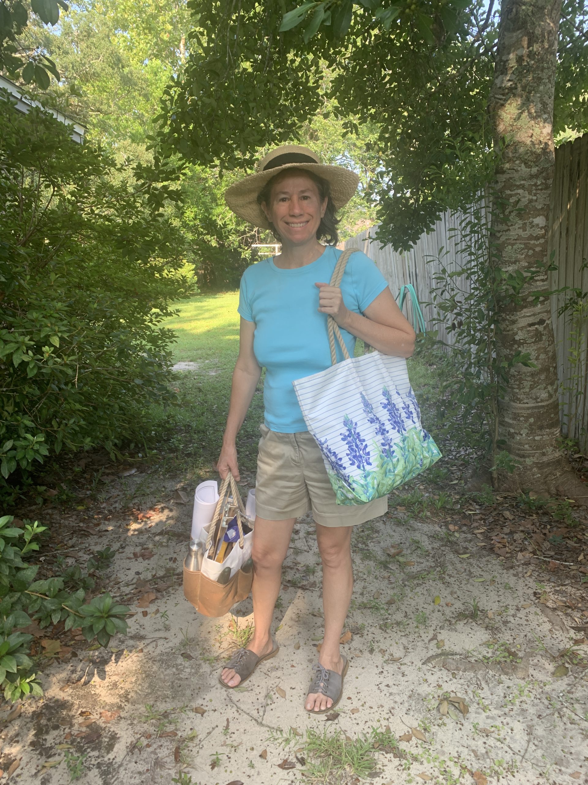 Tricia Keffer landscape site visit